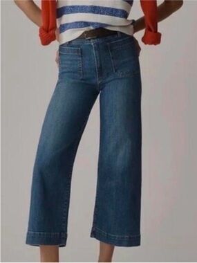 Maeve Colette Cropped Jeans medium wash 26